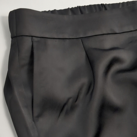 NWT Thyme Maternity Satin Pull On Wide Leg Pants Size XXS - Picture 5 of 5